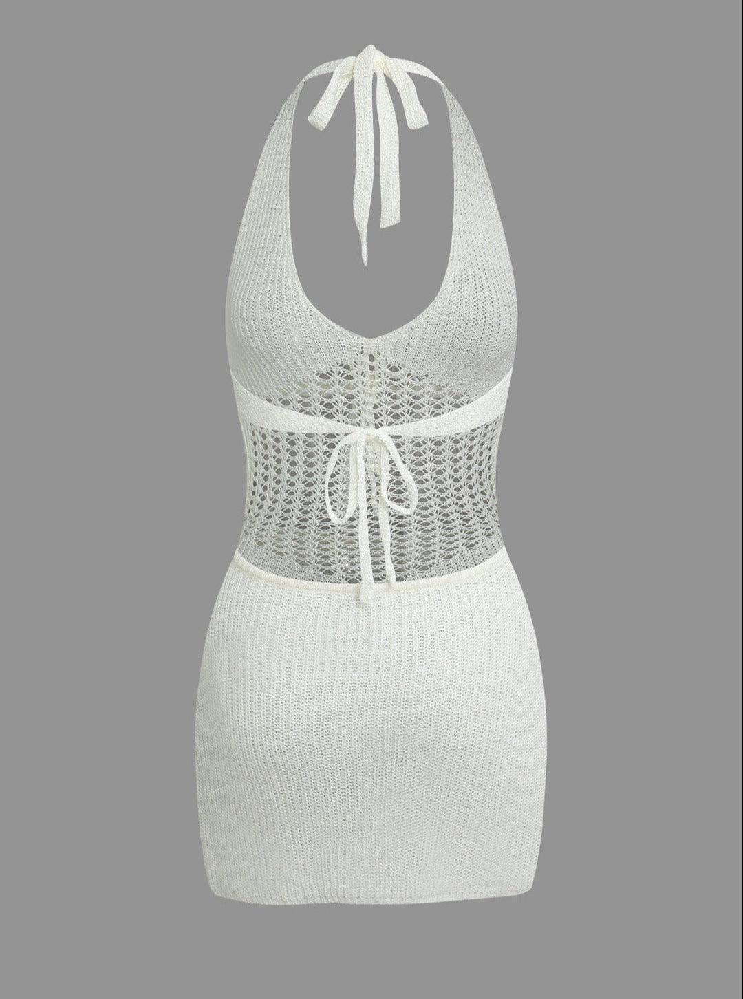 Robe De Tricot Au Crochet Printanière Pour Femme
