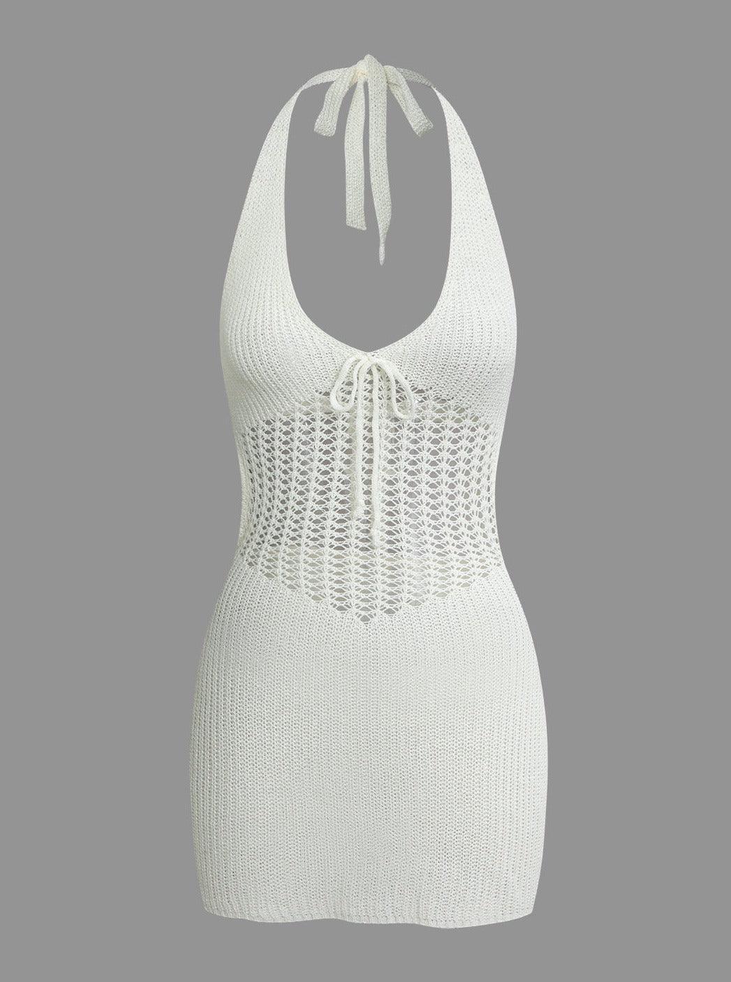 Robe De Tricot Au Crochet Printanière Pour Femme
