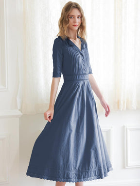 Robe Midi Paysanne 100% Coton