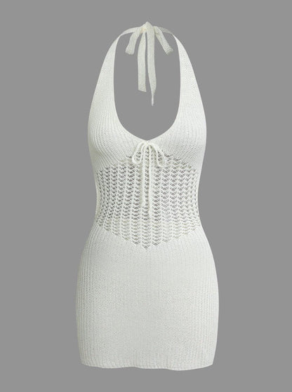 Robe De Tricot Au Crochet Printanière Pour Femme