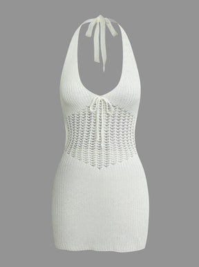 Robe De Tricot Au Crochet Printanière Pour Femme