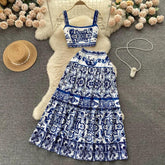 Ensemble Crop Top et Jupe Grèce Lune