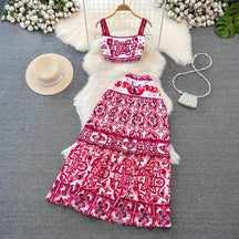 Ensemble Crop Top et Jupe Grèce Lune