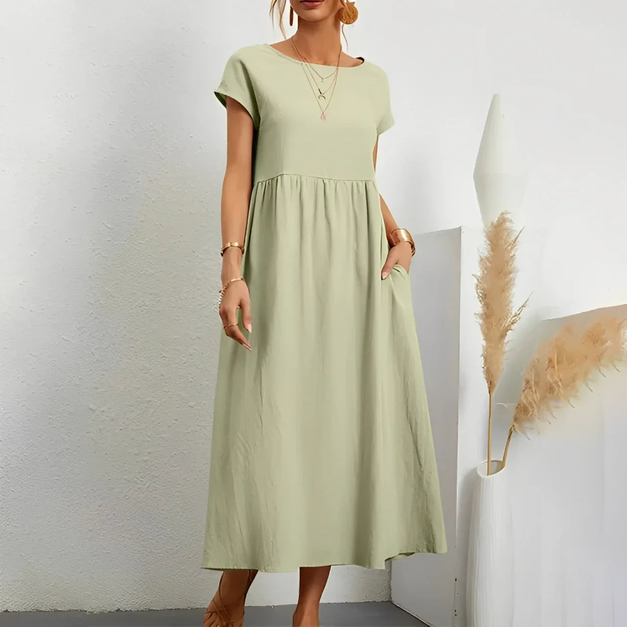 Robe en Lin Élégante