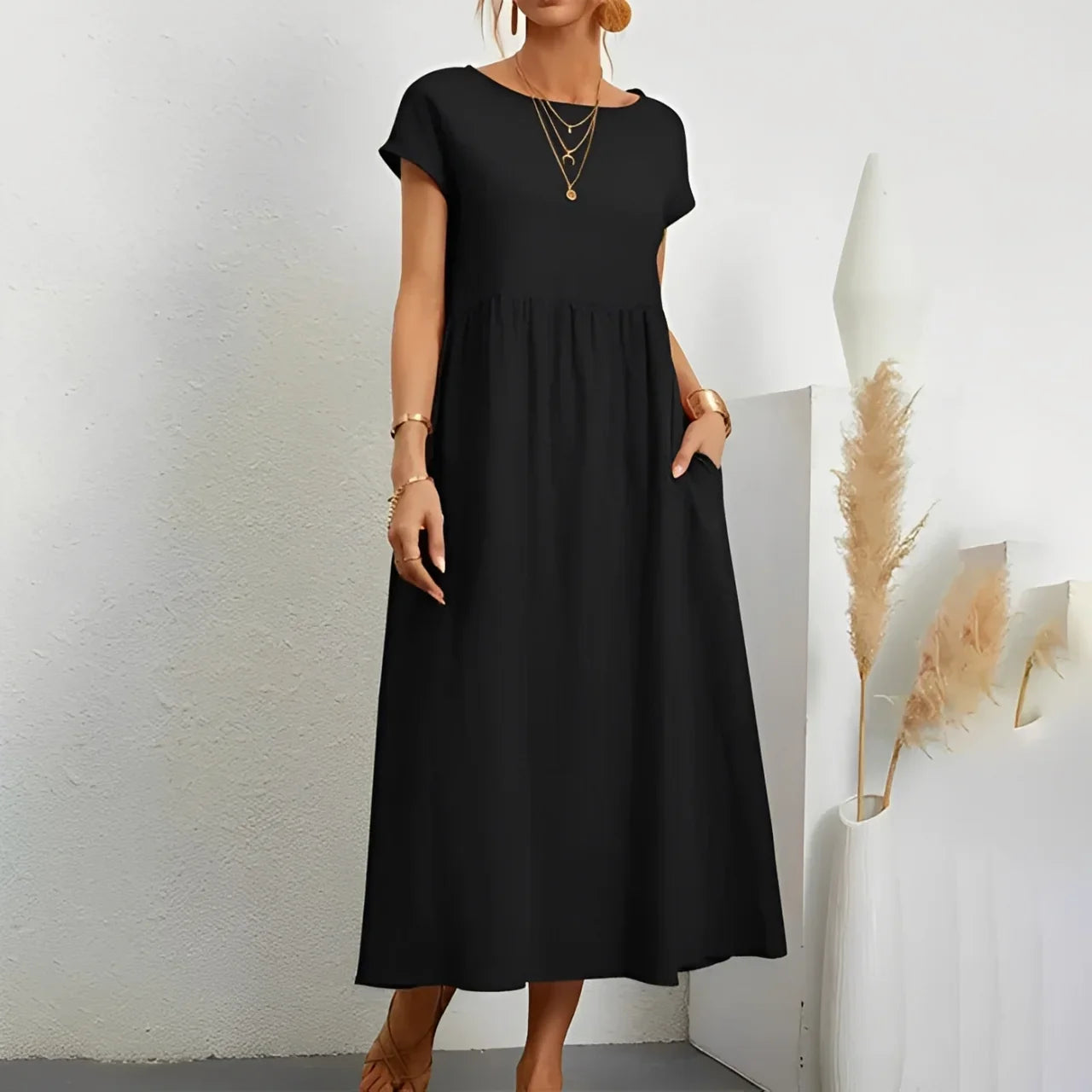 Robe en Lin Élégante
